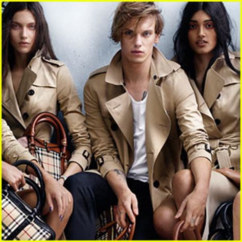 malaika firth burberry campaign|Jamie Campbell Bower in the new Burberry campaign .